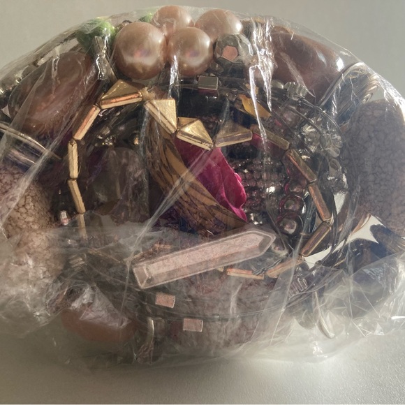 3lb+Mixed Costume crafters Jewelry Lot -  modern vintage - Picture 8 of 9